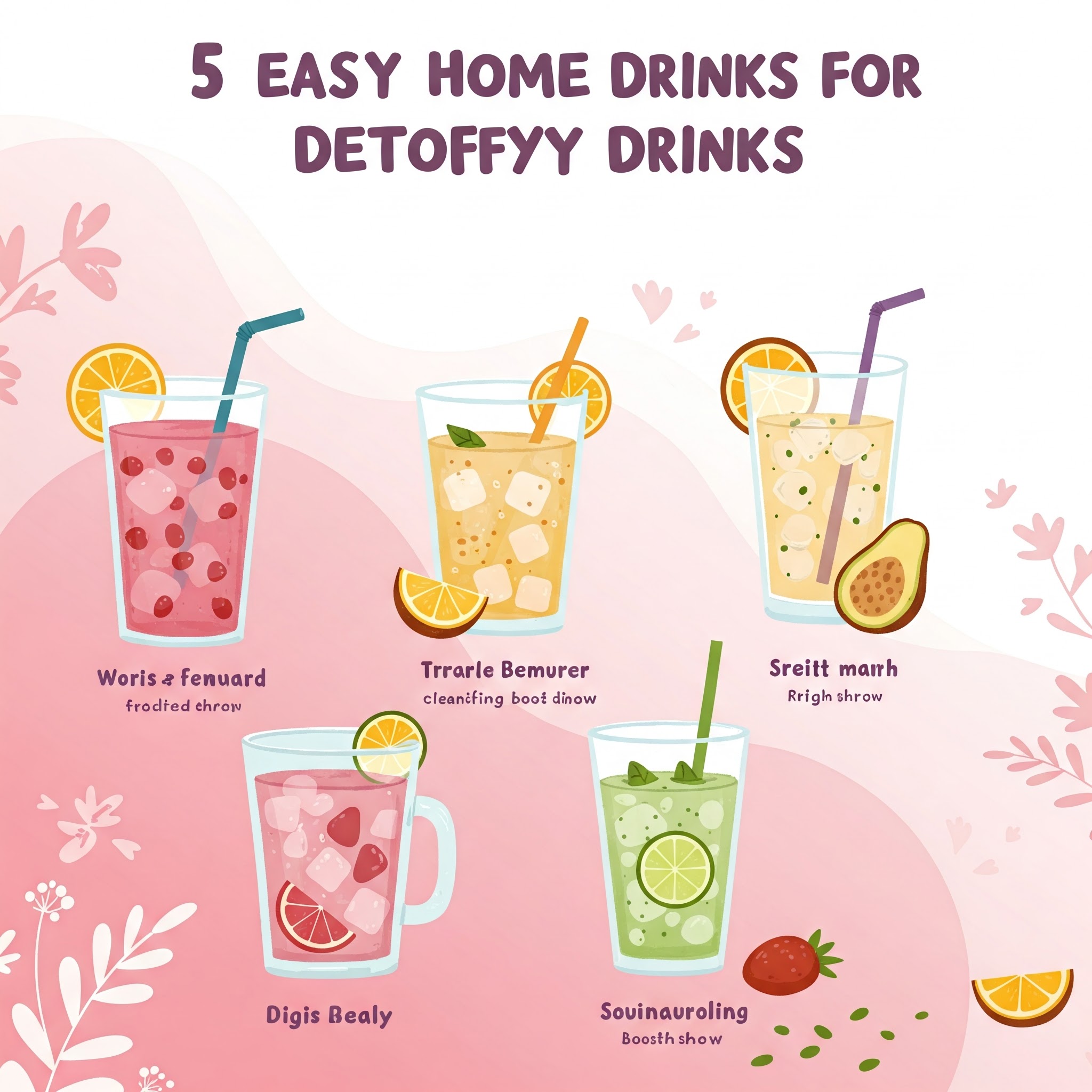 शरीर को डिटॉक्स करने के लिए 5 आसान घरेलू पेय