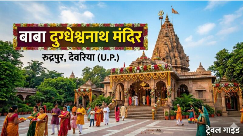 देवरिया का “काशी”: बाबा दुग्धेश्वरनाथ मंदिर (रुद्रपुर) की पूरी जानकारी