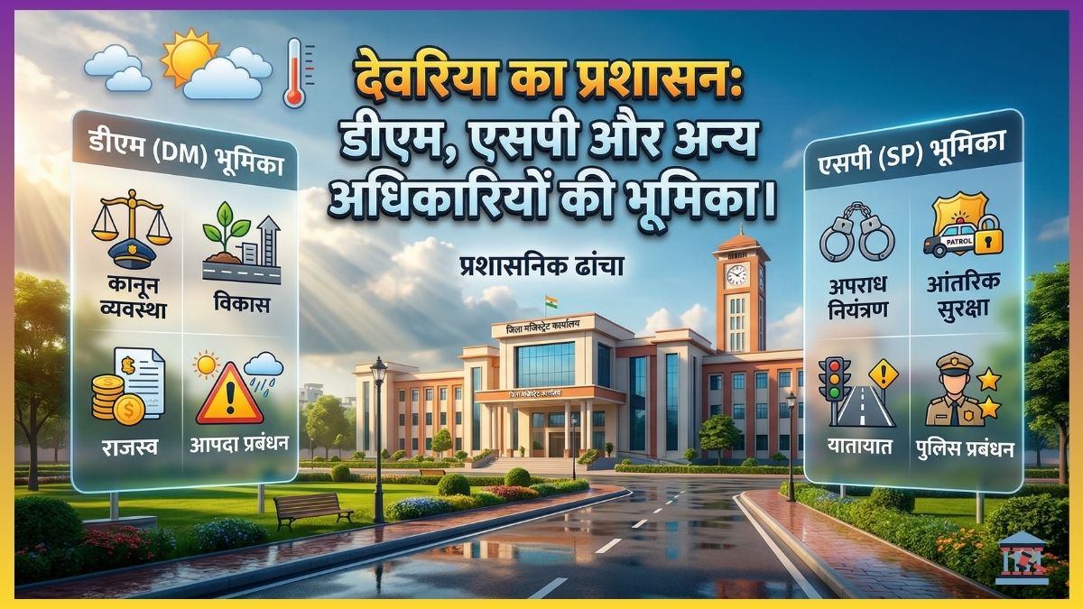 देवरिया का प्रशासन: डीएम, एसपी और अन्य अधिकारियों की भूमिका और जिम्मेदारियां