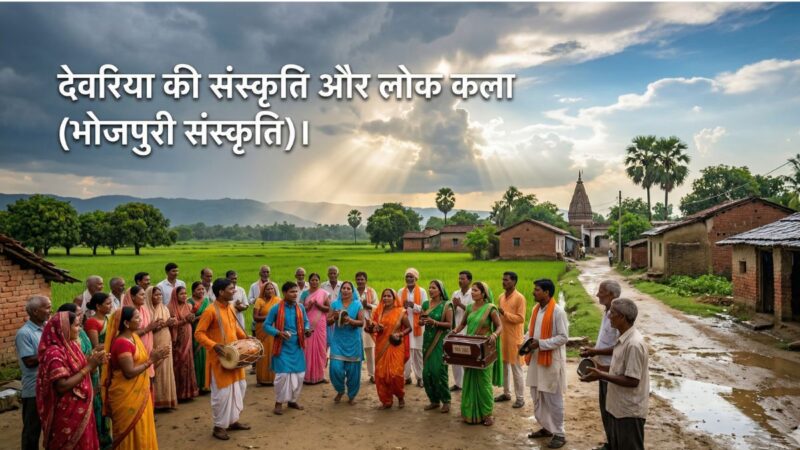 देवरिया की संस्कृति और लोक कला (भोजपुरी संस्कृति)।