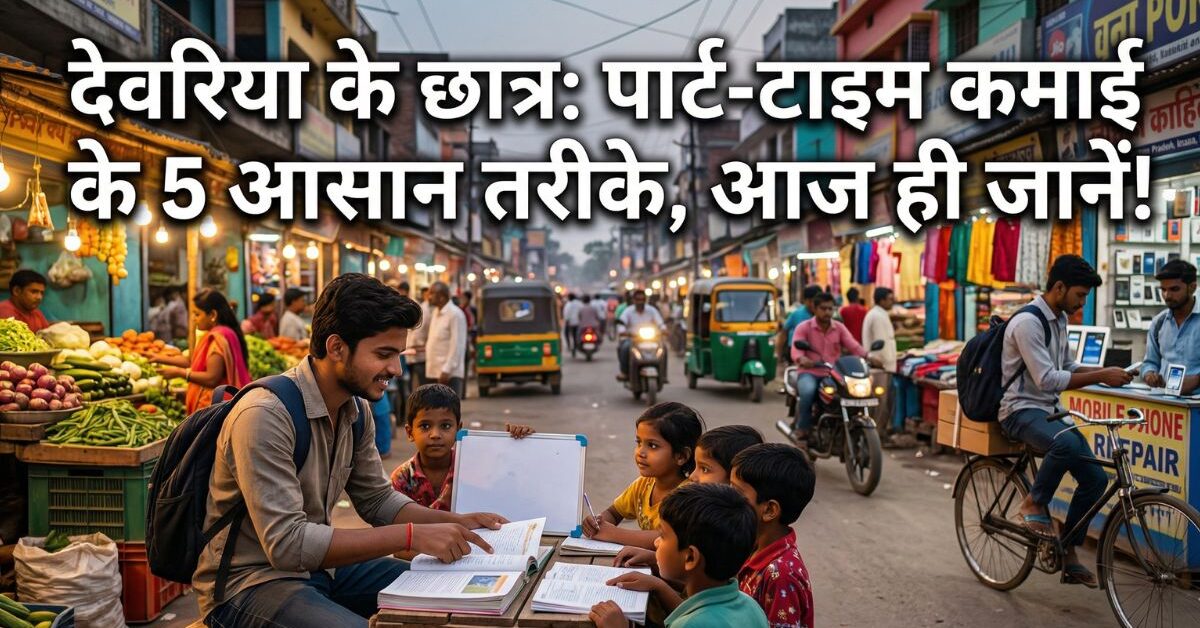 देवरिया के छात्र: पार्ट-टाइम कमाई के 5 आसान तरीके, आज ही जानें!