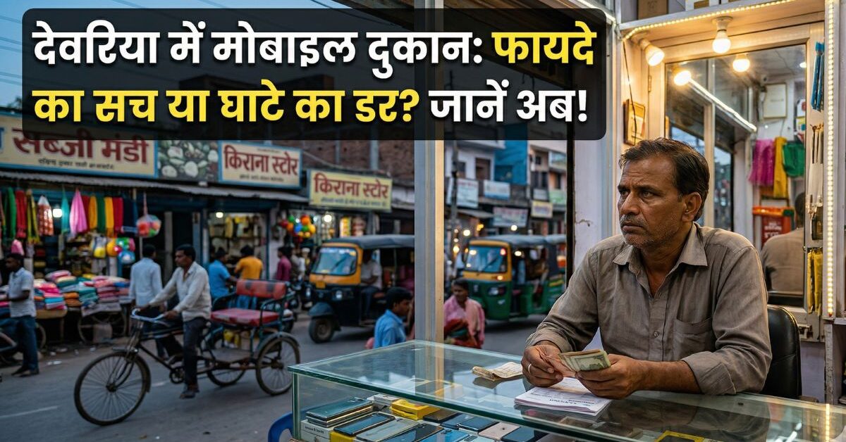 देवरिया में मोबाइल दुकान: फायदे का सच या घाटे का डर? जानें अब!