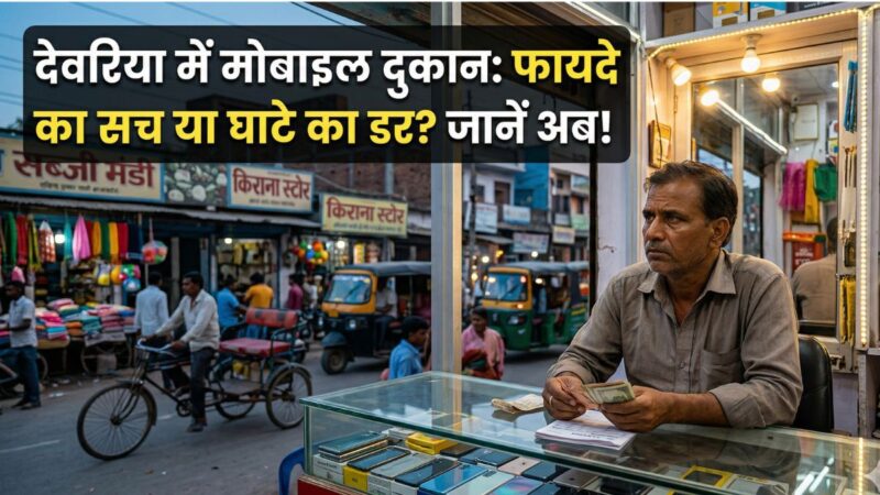 देवरिया में मोबाइल दुकान: फायदे का सच या घाटे का डर? जानें अब!