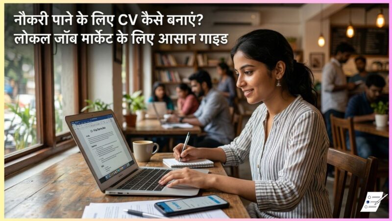 नौकरी पाने के लिए CV कैसे बनाएं? लोकल जॉब मार्केट के लिए आसान गाइड